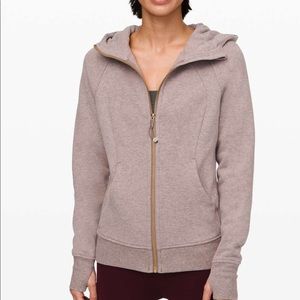 Lululemon Scuba Hoodie Misty Mocha/ Gold NWOT